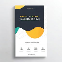 Design a cover page for a chapter in a graduation project book titled 'Project Costing & S Curve'