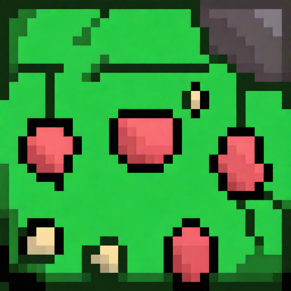 Create a 32-bit style sprite in a top-down view