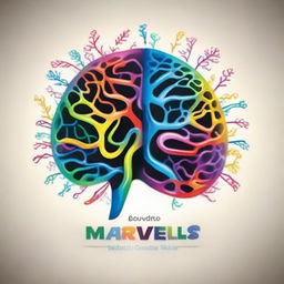 Design a book cover for 'Unlocking the Marvels of the Brain'