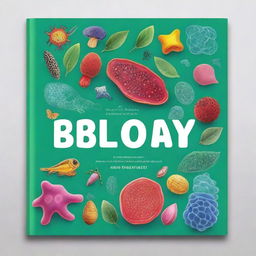 Create a biology book cover for year 9 students