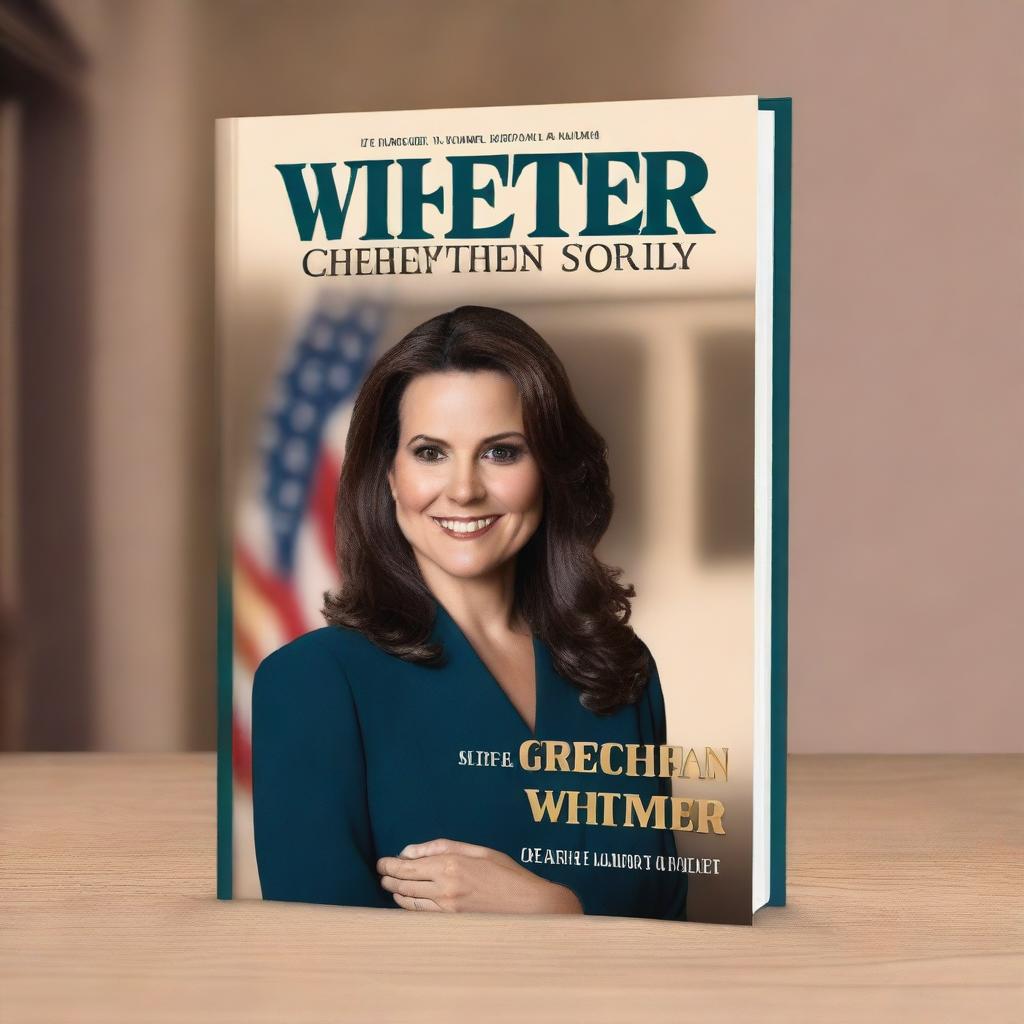 A book cover featuring the title 'The Gretchen Whitmer Story'