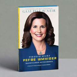 A book cover featuring the title 'The Gretchen Whitmer Story'