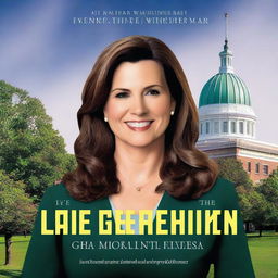 A book cover featuring the title 'The Gretchen Whitmer Story'