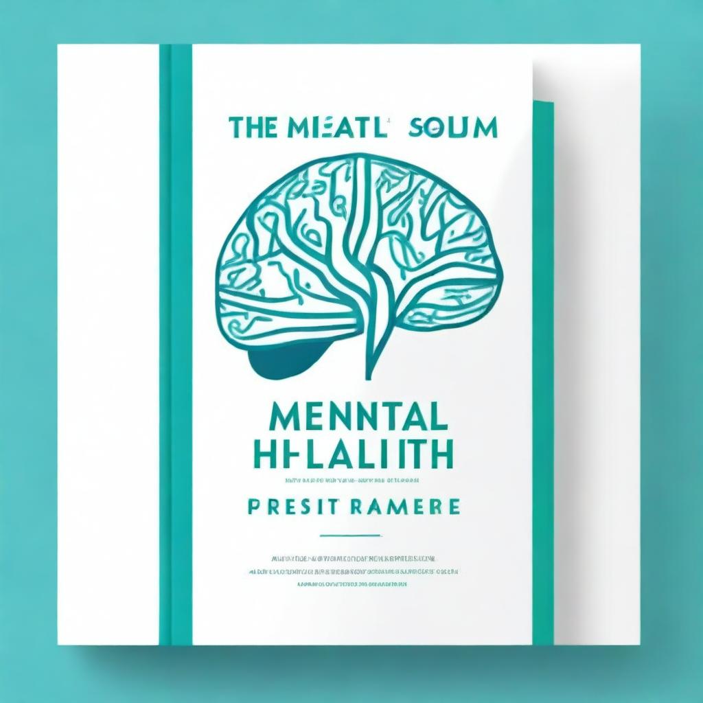 Create a minimalist book cover design for 'The Mental Health Manifesto'