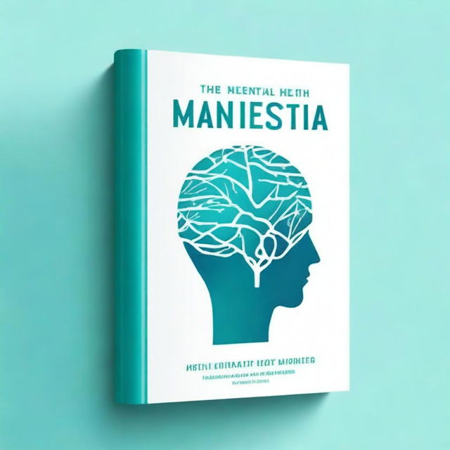 Create a minimalist book cover design for 'The Mental Health Manifesto'