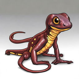A young pseudo-salamander, of average height, and with a defined musculature