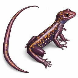 A young pseudo-salamander, of average height, and with a defined musculature