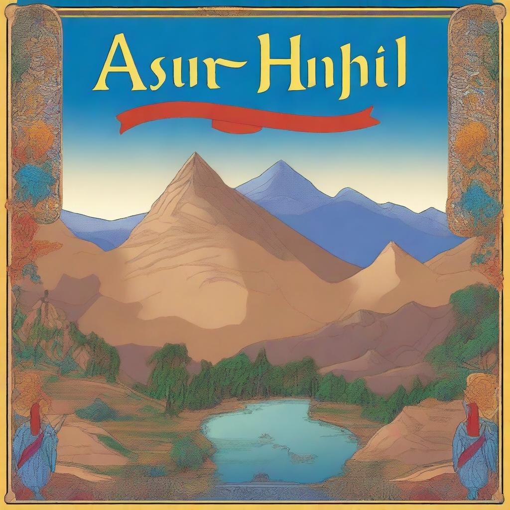 A fantasy book cover titled 'Ashur and Anahit' with a subheading 'Assyrian and Armenian Friendship'