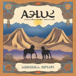 A fantasy book cover titled 'Ashur and Anahit' with a subheading 'Assyrian and Armenian Friendship'