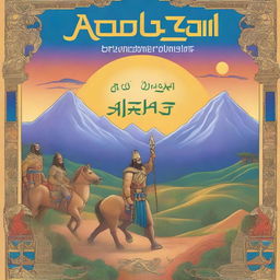 A fantasy book cover titled 'Ashur and Anahit' with a subheading 'Assyrian and Armenian Friendship'