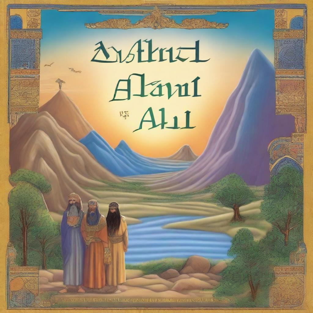 A fantasy book cover titled 'Ashur and Anahit' with a subheading 'Assyrian and Armenian Friendship'