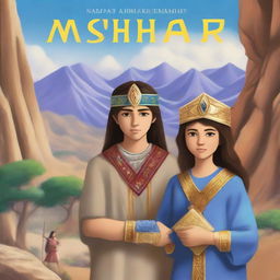 A fantasy book cover titled 'Ashur and Anahit' with a subheading 'Assyrian and Armenian Friendship'