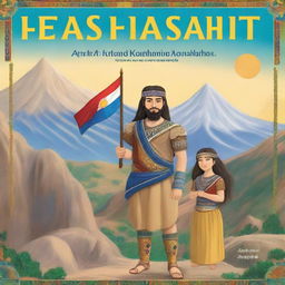 A fantasy book cover titled 'Ashur and Anahit' with a subheading 'Assyrian and Armenian Friendship'