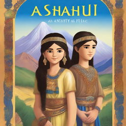 A fantasy book cover titled 'Ashur and Anahit' with a subheading 'Assyrian and Armenian Friendship'