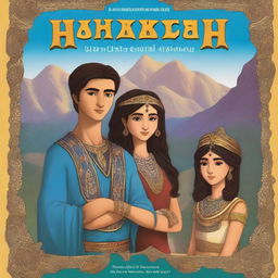 A fantasy book cover titled 'Ashur and Anahit' with a subheading 'Assyrian and Armenian Friendship'