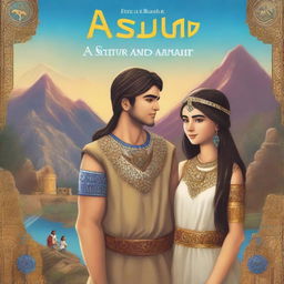 A fantasy book cover titled 'Ashur and Anahit' with a subheading 'Assyrian and Armenian Friendship'