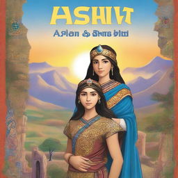 A fantasy book cover titled 'Ashur and Anahit' with a subheading 'Assyrian and Armenian Friendship'