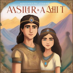 A fantasy book cover titled 'Ashur and Anahit' with a subheading 'Assyrian and Armenian Friendship'