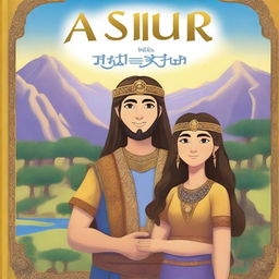 A fantasy book cover titled 'Ashur and Anahit' with a subheading 'Assyrian and Armenian Friendship'