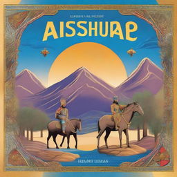 A fantasy book cover titled 'Ashur and Anahit' with a subheading 'Assyrian and Armenian Friendship'