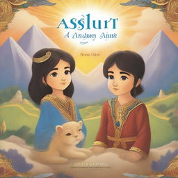 A fantasy book cover titled 'Ashur and Anahit' with a subheading 'Assyrian and Armenian Friendship'