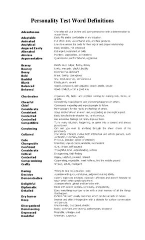 Dive into this interactive quiz to discover what your word definition preferences reveal about your personality. Are you more literal or creative? Concise or elaborate? Find out now!
