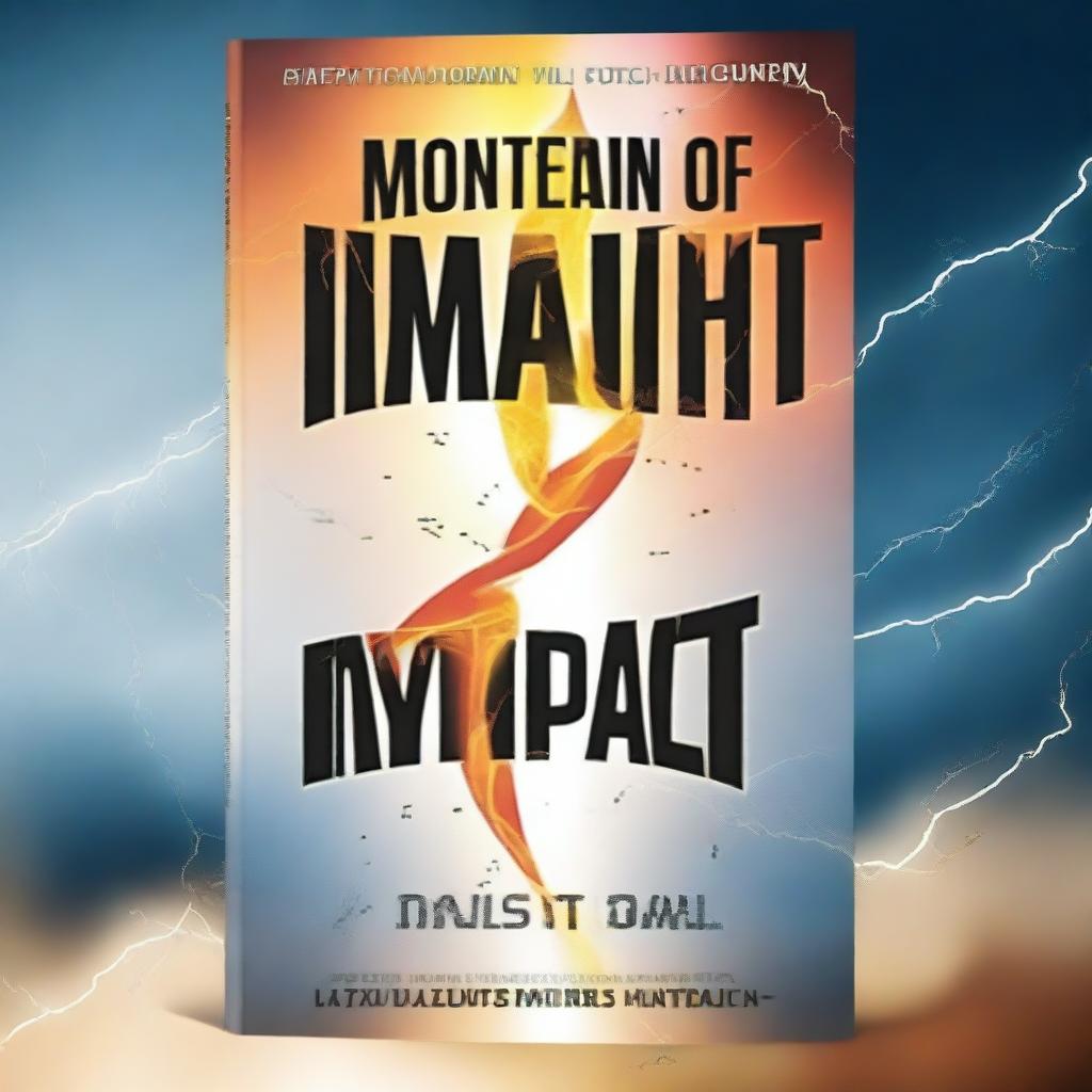 Create a simple young adult book cover for a book titled 'Moment of Impact'