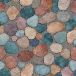 A fabric design inspired by the various textures and colors of mineral stones.