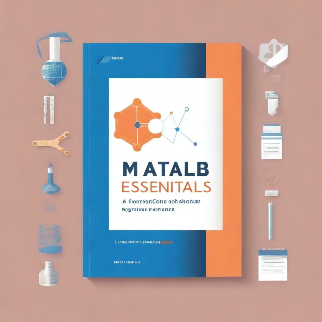 Create a book cover for 'MATLAB Essentials: A First Course for Engineers and Scientists'