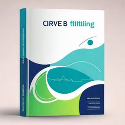 Create a book cover for a book titled 'Curve Fitting'