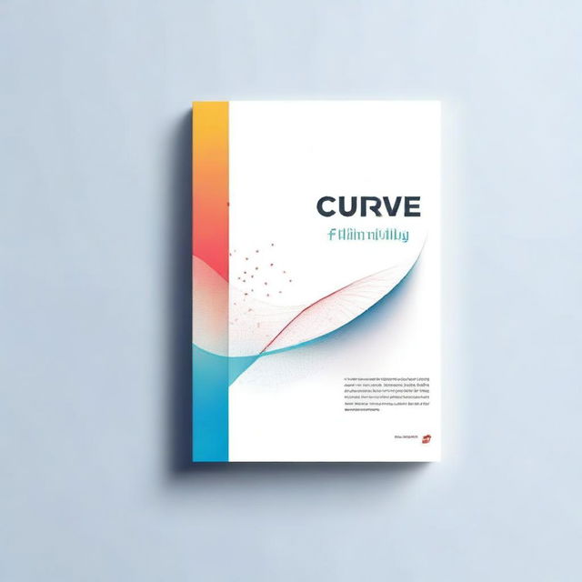 Create a book cover for a book titled 'Curve Fitting'