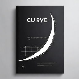 Design a book cover for a book titled 'Curve Fitting'