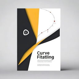 Design a book cover for a book titled 'Curve Fitting'