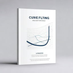 Design a book cover for a book titled 'Curve Fitting'