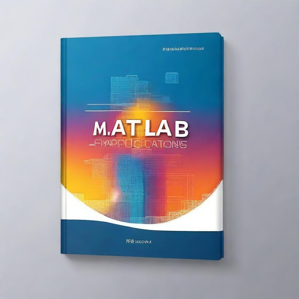 Design a book cover for a book titled 'MATLAB Applications'