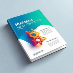 Design a book cover for a book titled 'MATLAB Applications'
