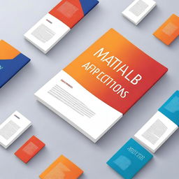 Design a book cover for a book titled 'MATLAB Applications'