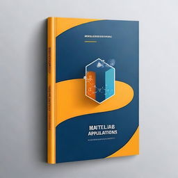 Create a book cover for a book titled 'MATLAB Applications'