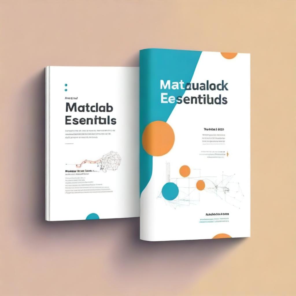 Design a book cover for a book titled 'MATLAB Essentials for Beginners'