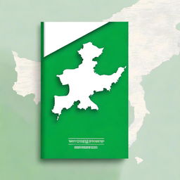 Design a book cover featuring a map of Bangladesh