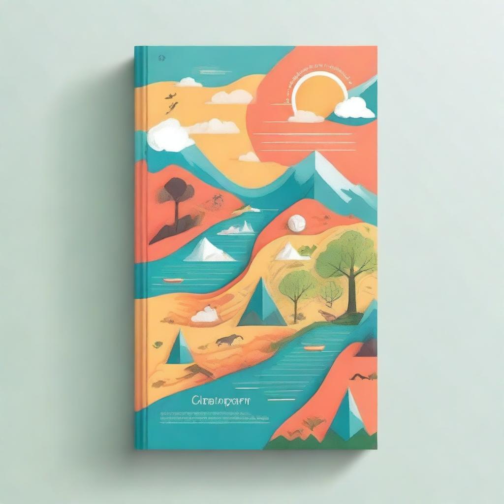 Create a captivating book cover featuring a geographic theme