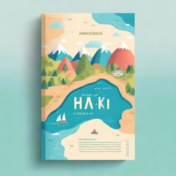 Create a captivating book cover featuring a geographic theme