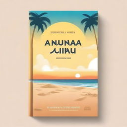 Create a book cover with the title 'Pintar na Areia' at the top