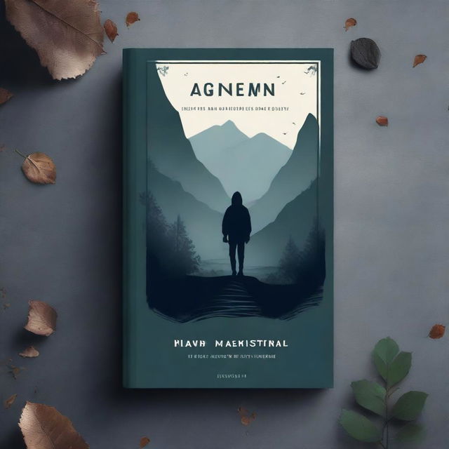 Create a book cover design featuring an intriguing and mysterious atmosphere