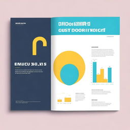 A textbook cover design for a business statistics course using Python