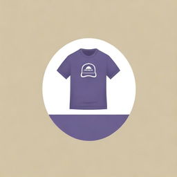 Create a realistic streetwear-inspired logo in png format with no background. Incorporate brown and purple details.