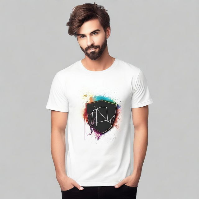 Create a stylish and modern t-shirt design that is versatile and suitable for everyday wear