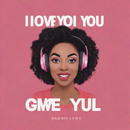 Design a striking and unique podcast cover featuring the title 'Love You Girl'. Incorporate out-of-box creative elements that embody the essence of the podcast.