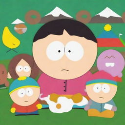 Create a new South Park character named Suy Suy who loves toys and plushies