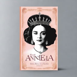 Create a book cover for 'King Angelo' inspired by the cover of 'Queen Charlotte' by Julia Quinn and Shonda Rhimes